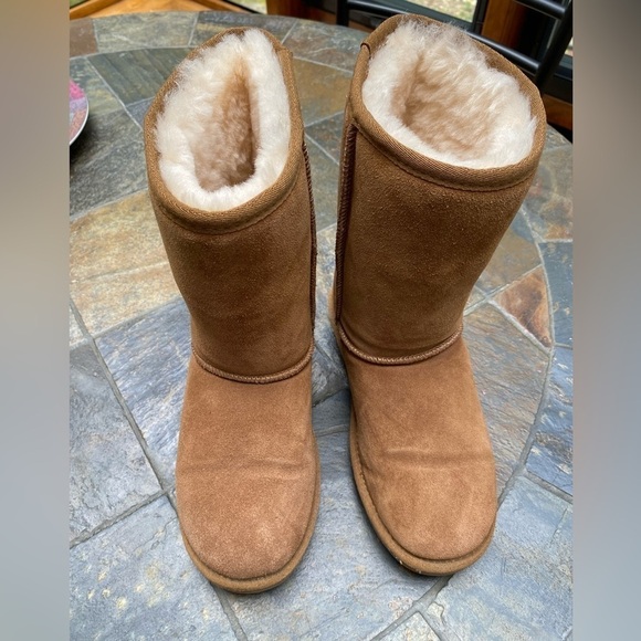 Minnetonka Shearling Boots Size 10 - Picture 5 of 9